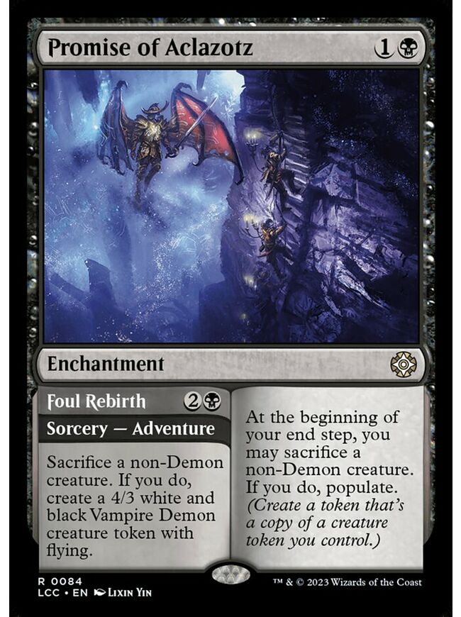 Promise of Aclazotz // Foul Rebirth