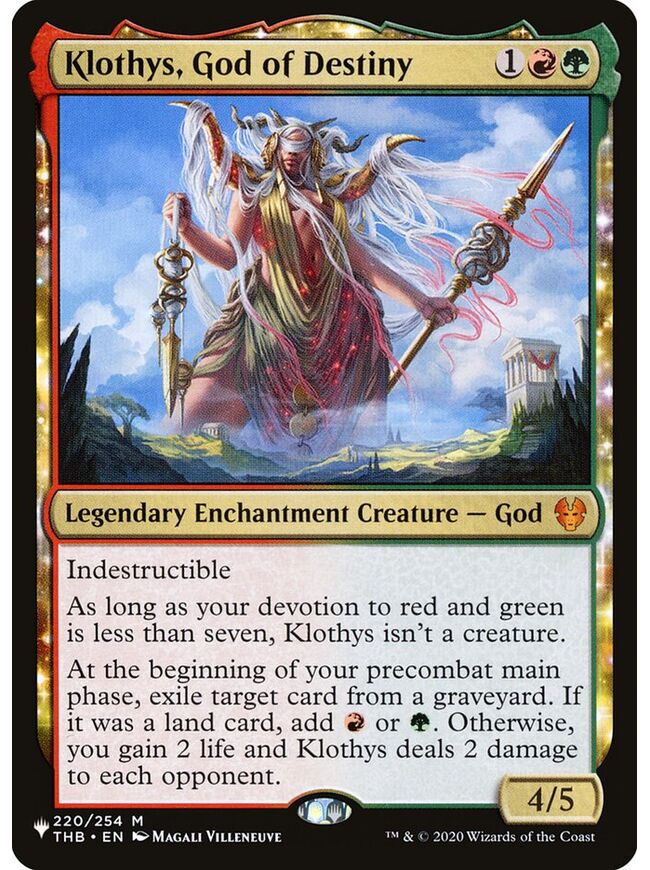 Klothys, God of Destiny