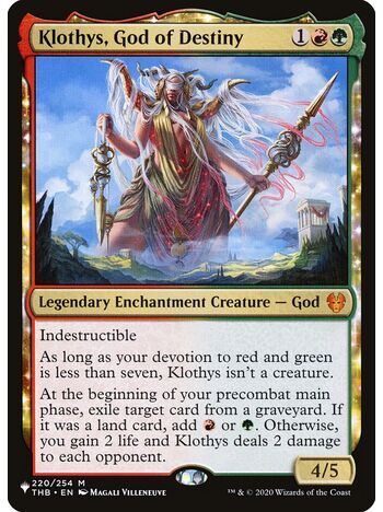 Klothys, God of Destiny
