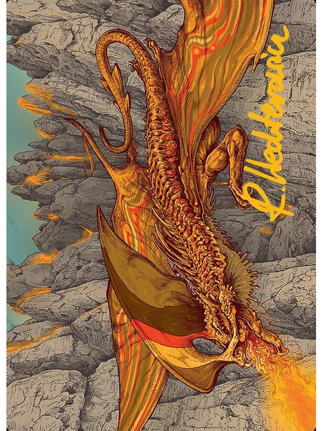 Magmatic Hellkite // Magmatic Hellkite (Art Series)