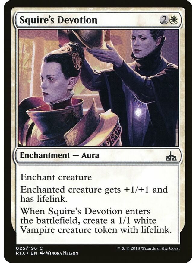 Squire's Devotion
