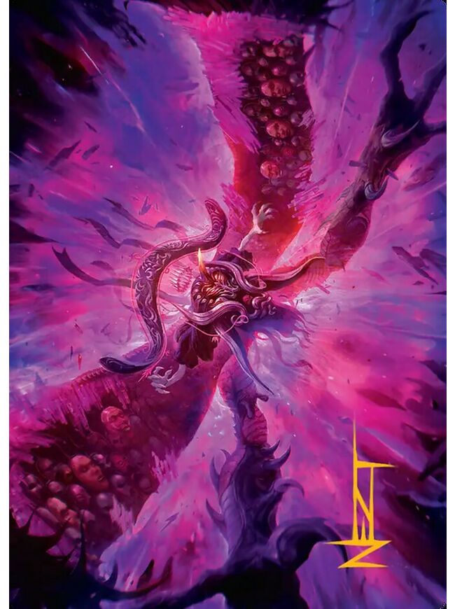 Hades, Sorcerer of Eld // Hades, Sorcerer of Eld (Art Series)