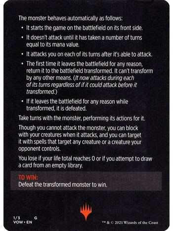 Monster of the Week // Monster of the Week (cont'd)