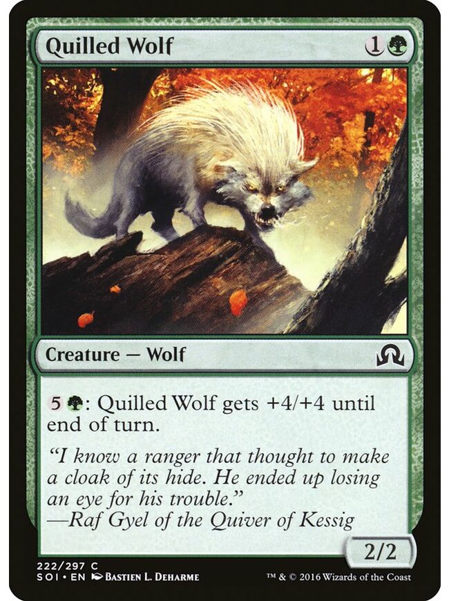 Quilled Wolf